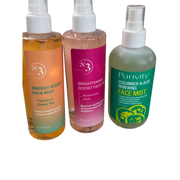 Set of 3 Facial mists.  Brightening, energy, cooling..  each is 8 oz. - Picture 1 of 7
